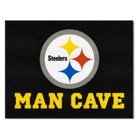 NFL - Pittsburgh Steelers Man Cave All-Star Mat 33.75"x42.5"