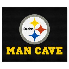 NFL - Pittsburgh Steelers Man Cave Tailgater Rug 5'x6'