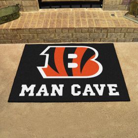 NFL - Cincinnati Bengals Man Cave All-Star Mat 33.75"x42.5"