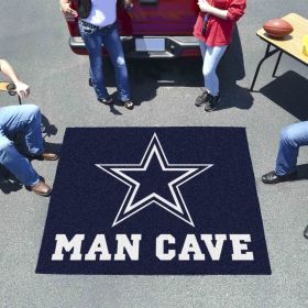 NFL - Dallas Cowboys Man Cave Tailgater Rug 5'x6'