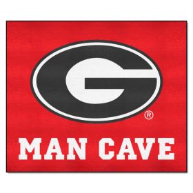 Georgia Man Cave Tailgater Rug 5'x6'